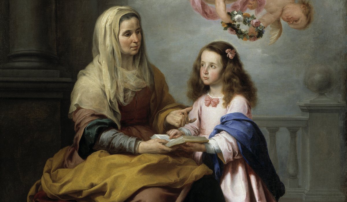 Sainte Anne et la Vierge Marie